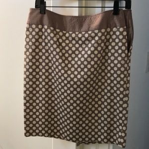 Limited polka dot dress skirt lined